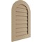 Ekena Millwork Timberthane Rustic Smooth Round Top Faux Wood Non-Functional Gable Vent, Primed Tan, 40"W x 36"H GVURRT40X36DSMPR - alternate 4